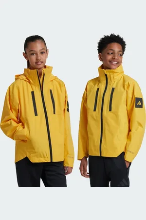 adidas Kids Unisex MYSHELTER RAIN.RDY Jacket - Recycled Material - Size 13-14Y