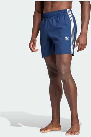 adidas Mens Adicolor 3-Stripes Swim Shorts - Recycled Material - Size X-Small