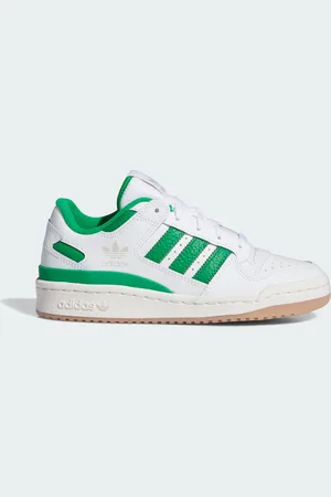 adidas Kids Unisex Forum Low CL Shoes - Leather - Size UK 3.5