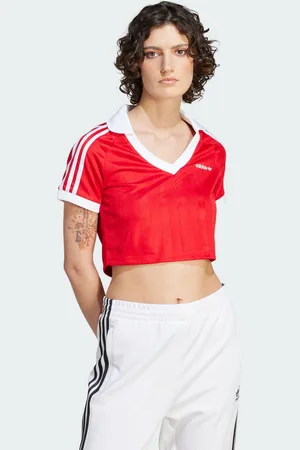 adidas Womens Football Crop Top - Recycled Material - Size X-Small