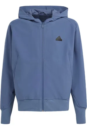 adidas Kids Unisex Z.N.E. Woven Full-Zip Track Jacket - recycled_material - Size 7-8Y