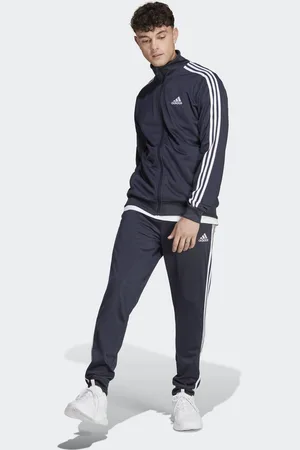 adidas Mens Basic 3-Stripes Tricot Track Suit - Recycled Material - Size 2XL