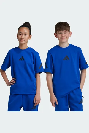 adidas Kids Unisex Z.N.E. Tee - Cotton - Size 7-8Y