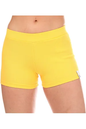 adidas Womens Lounge Terry Loop Shorts in Cotton - Size 4 UK