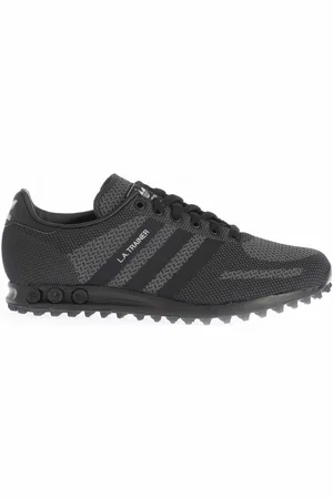adidas Mens LA Woven Trainers in Grey Textile - Size UK 10