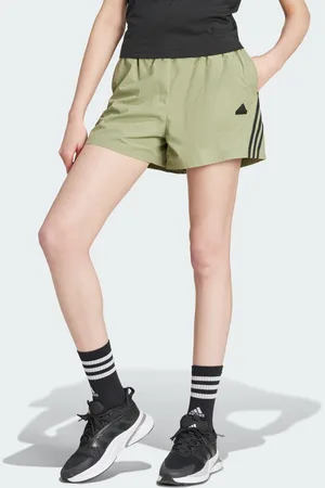adidas Womens Future Icons 3-Stripes Woven Shorts - Recycled Material - Size X-Small