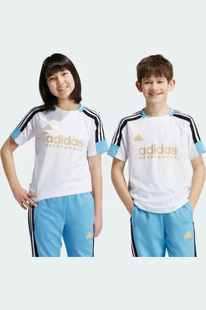 adidas Kids Unisex Tiro Nations Pack Tee - Recycled Material - Size 11-12Y