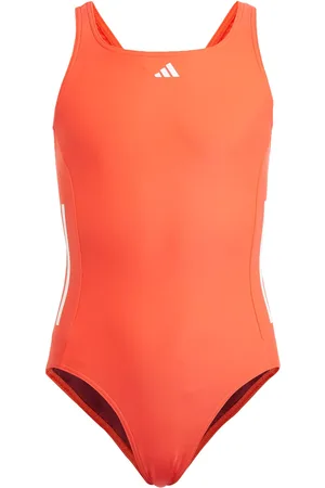 adidas Girls Cut 3-Stripes Swimsuit - Recycled Material - Size 13-14Y
