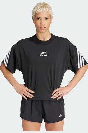 adidas Womens All Blacks Tee - Cotton - Size Small