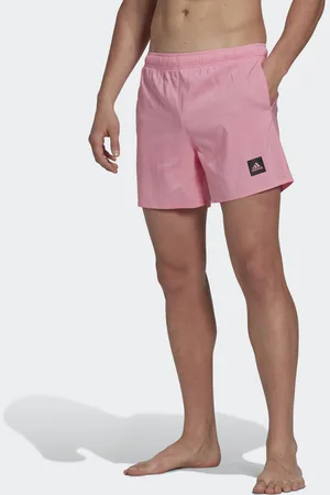 adidas Mens Short Length Solid Swim Shorts - Recycled Material - Size Small
