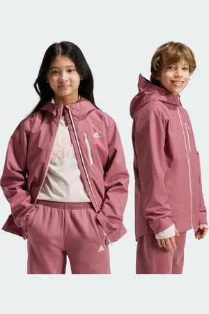 adidas Kids Unisex Two-in-One Jacket - Recycled Material - Size 13-14Y