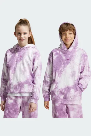 adidas Kids Unisex ALL SZN Tie-Dye Hoodie - Cotton - Size 7-8Y