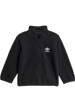 adidas Kids Unisex Polar Fleece 1/2 Zip Sweatshirt - Recycled Material - Size 3-6M