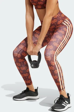 adidas Womens x FARM Rio 7/8 Leggings - Recycled Material - Size X-Large