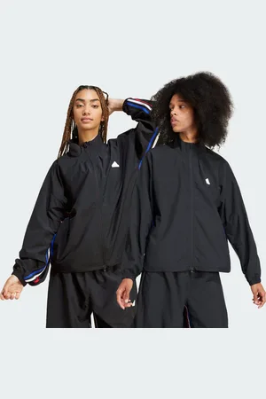 adidas Womens Express Anti-Microbial Breaking Track Top (Gender Neutral) - Recycled Material - Size Large