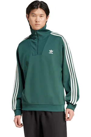 adidas Mens Adicolor Funnel Neck Track Jacket in - Size Medium