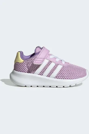adidas Childrens Unisex Lite Racer 3.0 Lifestyle Running Hook-and-Loop Top Strap Shoes - - Size UK 4 Infant
