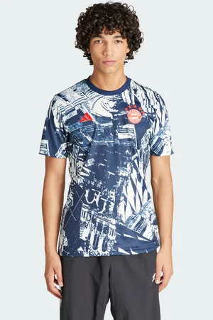 adidas Mens FC Bayern Pre-Match Jersey - Recycled Material - Size Medium
