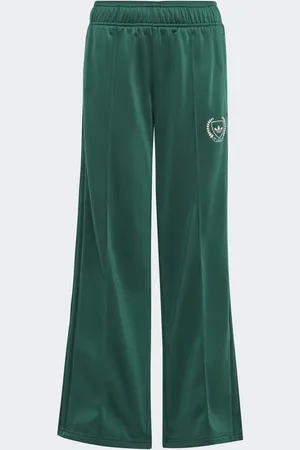 adidas Childrens Unisex Collegiate Graphic Pack Wide Leg Track Pants - Recycled Material - Size 9-10Y