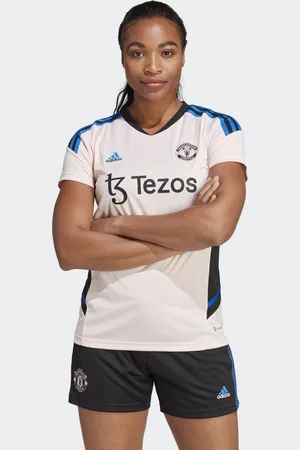 adidas Womens Manchester United Condivo 22 Training Jersey - recycled_material - Size X-Small