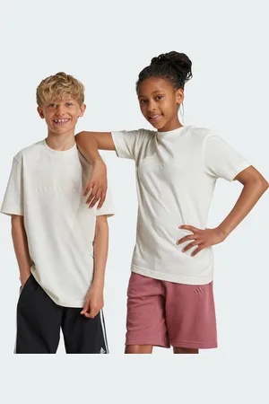 adidas Kids Unisex ALL SZN Graphics Tee - Cotton - Size 7-8Y