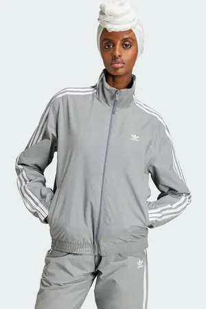 adidas Womens Woven Track Top - - Size 2XL