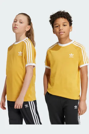 adidas Kids Unisex Adicolor 3-Stripes Tee - - Size 11-12Y