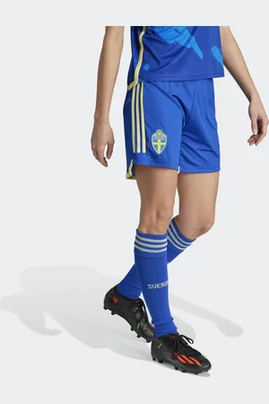 adidas Sweden WoMens Team 23 Away Shorts - Recycled Material - Size Small