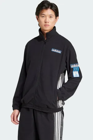 adidas Mens Polar Fleece Adibreak Track Top - Recycled Material - Size Small