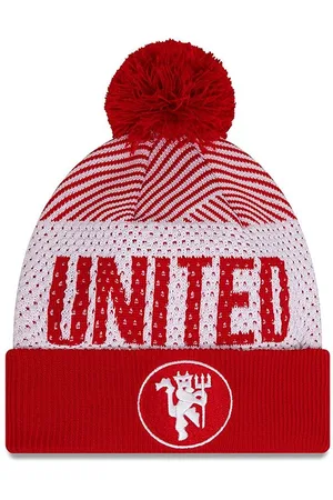 New Era Unisex Adult Manchester United FC Knitted Engineered Crown Beanie ( /White) - One Size