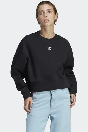 adidas Womens Adicolor Essentials Crew Sweatshirt - Cotton - Size X-Large
