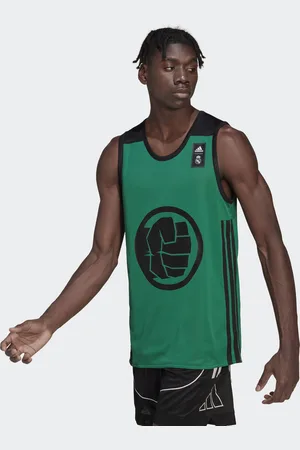 adidas Mens Real Madrid Marvel Avengers Tank Top - Recycled Material - Size Medium