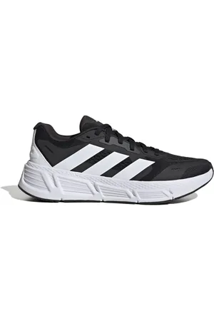 adidas Mens Questar 2 Running Shoes in Black-White Mesh - Size UK 8.5