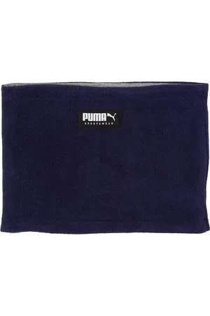 PUMA Unisex Fleece Reversible Neck Warmer (Peacoat/Grey Heather) - - One Size