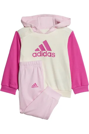 adidas Childrens Unisex Essentials Colorblock Jogger Set Kids - Cotton - Size 3-6M