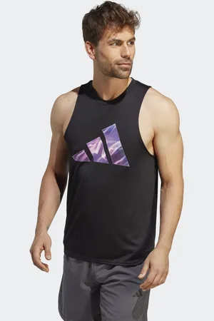 adidas Mens Designed for Movement HIIT Training Tank Top - Recycled Material - Size Small