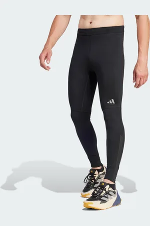 adidas Mens Ultimate Running Conquer the Elements AEROREADY Warming Leggings - Recycled Material - Size Medium