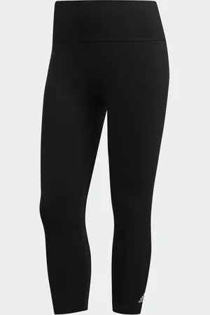 adidas Womens Believe This 2.0 3/4 Tights - Polyamide - Size Large