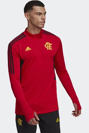adidas Mens CR Flamengo Condivo 22 Training Top - Recycled Material - Size Medium