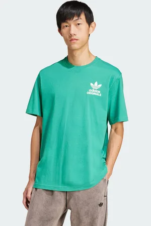 adidas Mens Jazz Club Tee - Cotton - Size Medium