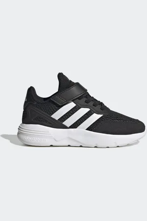 adidas Childrens Unisex Nebzed Elastic Lace Top Strap Shoes - - Size UK 5