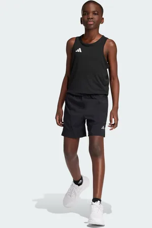 adidas Kids Unisex Woven Running Shorts - Recycled Material - Size 7-8Y