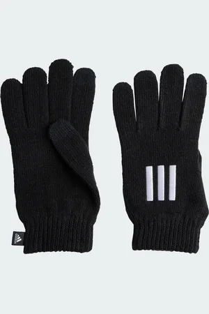 adidas Unisex Essentials 3-Stripes Gloves - - Size Large