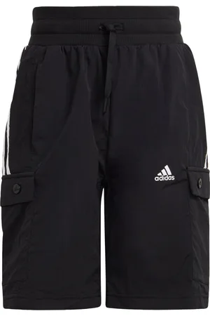 adidas Kids Unisex Street Jam Woven Cargo Shorts - Recycled Material - Size 15-16Y