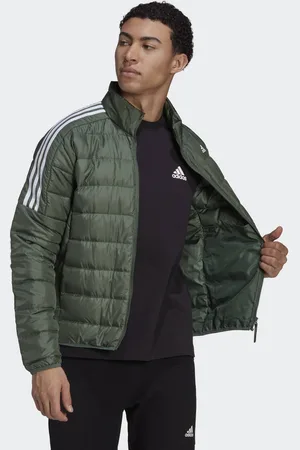 adidas Mens ESSENTIALS DOWN JACKET - Recycled Material - Size Small