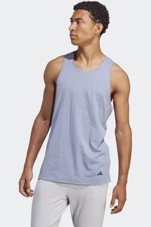 adidas Mens Yoga Training Tank Top - Cotton - Size Small