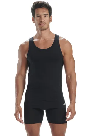 adidas Mens Active Flex Cotton 2 Pack Tank Top - - Size Medium