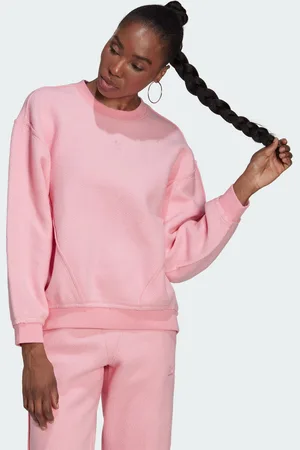 adidas Womens Cozy Loungewear Sweater - Cotton - Size 10 UK