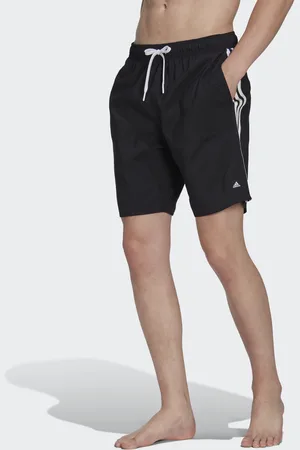 adidas Mens 3-Stripes CLX Swim Shorts - Recycled Material - Size X-Small