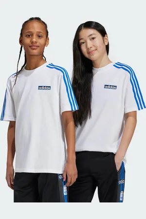 adidas Kids Unisex Tee - Cotton - Size 13-14Y